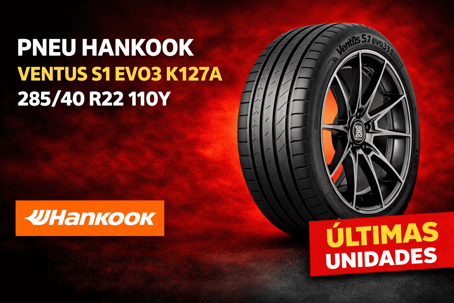 Pneu hankook ventus s1 evo3 k127a 285 40 r22 110y